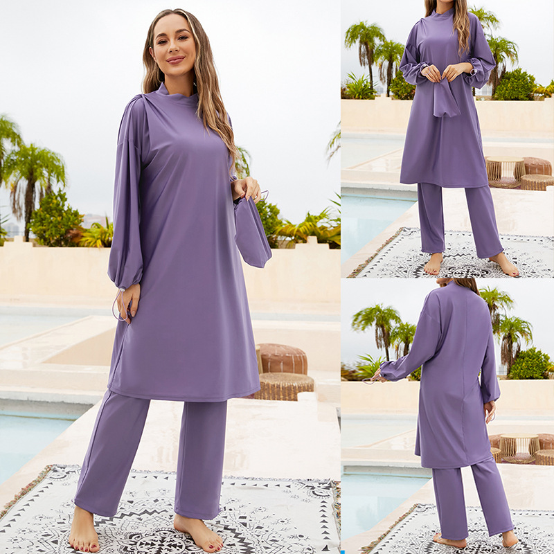 Summer Clothing Hijab - 아바야 여름 무슬림 수영복 히잡 여성