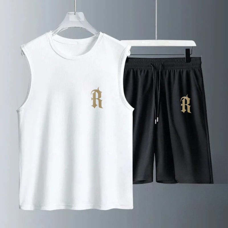Summer Clothing - 남성용 탱크탑 세트 2026 여름 빠른