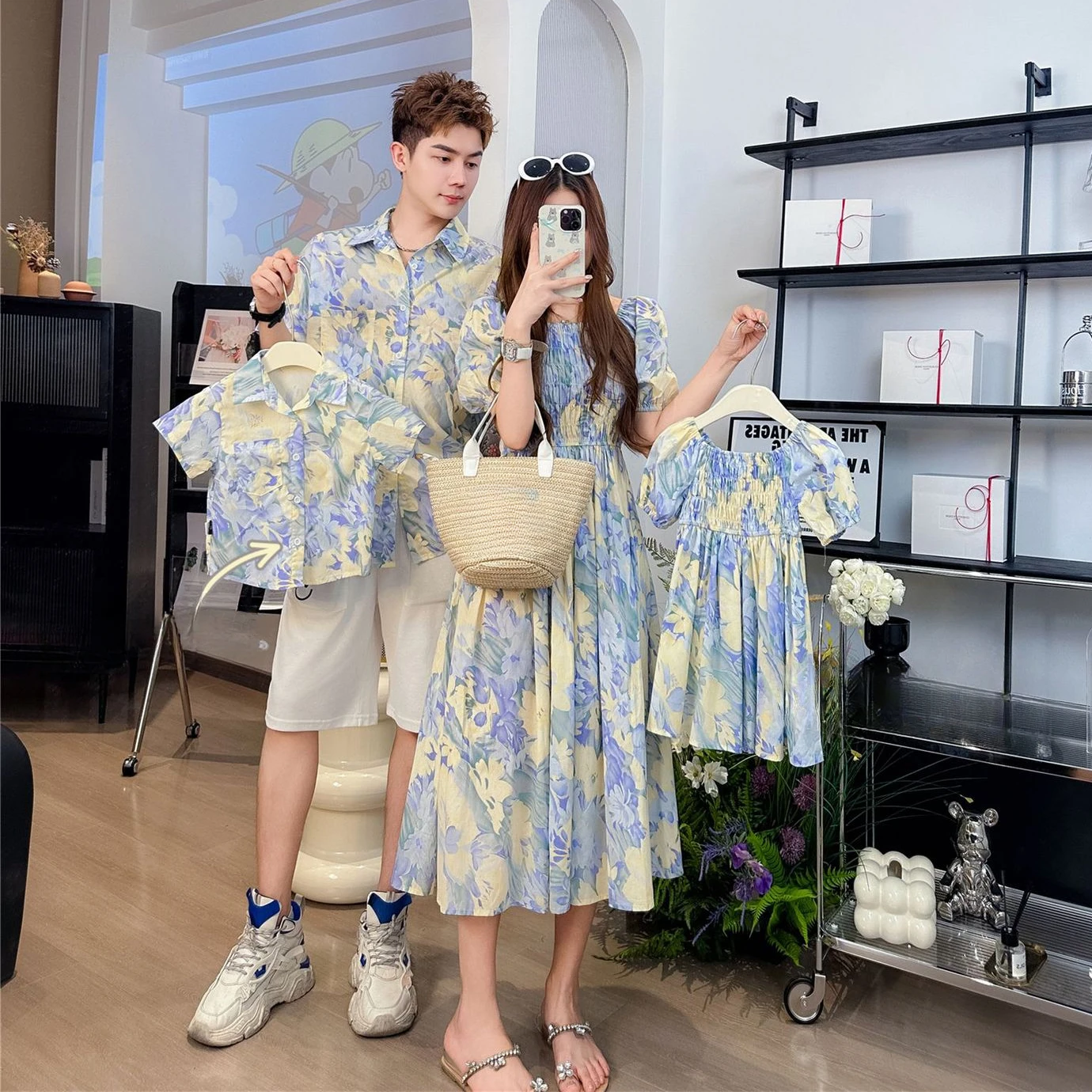 Summer Clothing Looks - 휴일룩 가족 매칭 의류 휴가 엄마