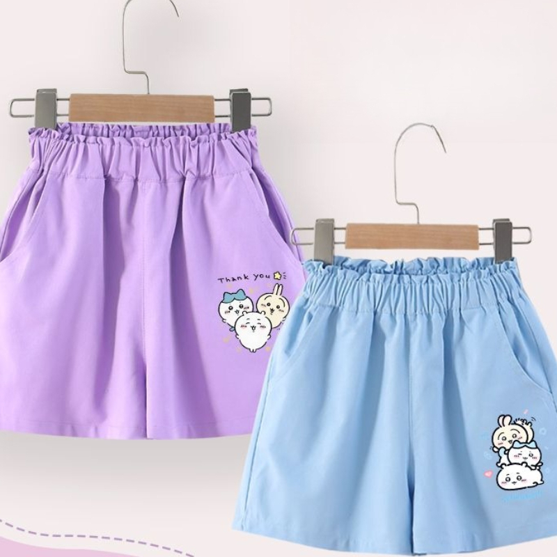 Summer Clothing Looks - 애니메이션 만화 카와이 치이카와 아동복 반바지
