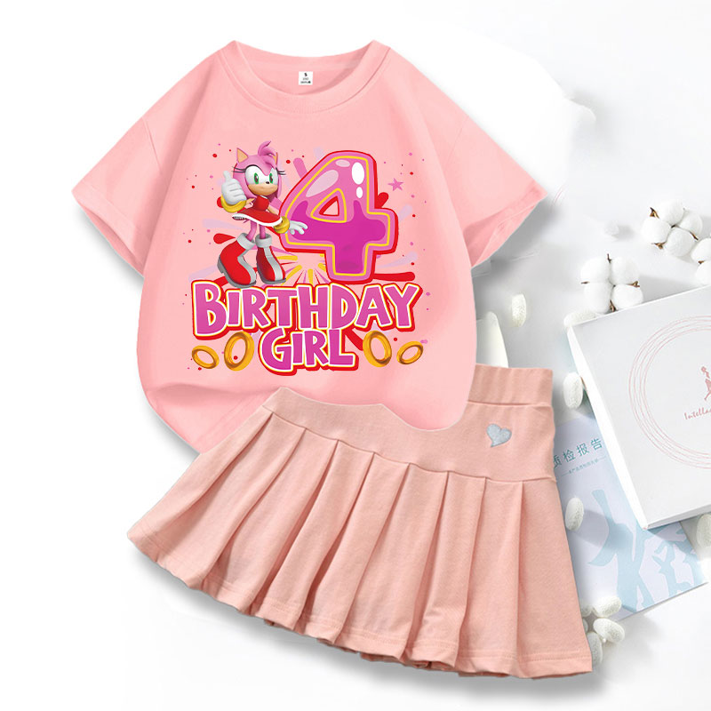 Summer Loving Clothing - 2피스 소닉스 러브 드레스 티셔츠 세트