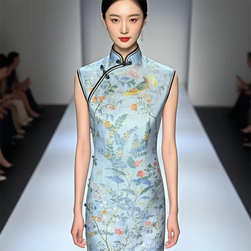 Summer Clothing Looks - 자연스러운 색상의 가벼운 라미 원단, 부드럽고