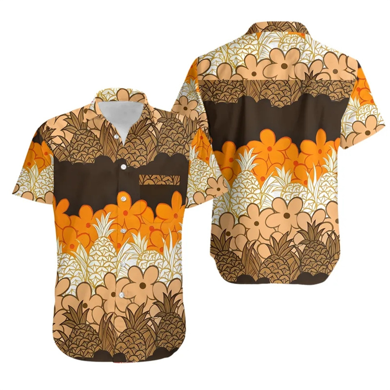 Summer Duck Clothing - 하와이안 캐주얼 패션 셔츠 남성용 의류,