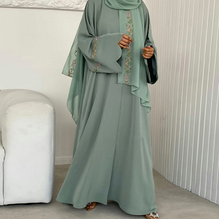 Summer Clothing Hijab - 두바이 아바야 제조업체 이슬람 의류 아바야