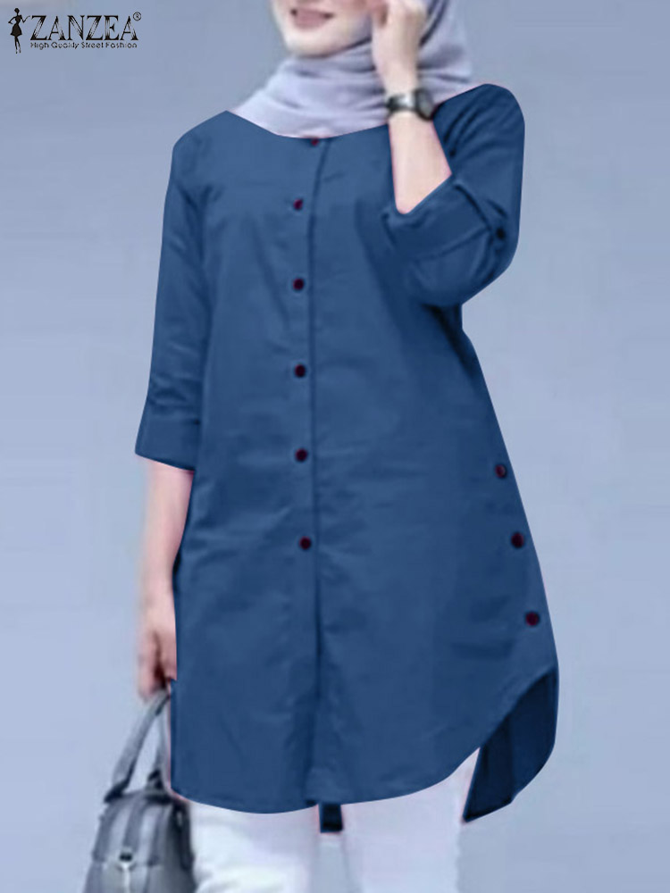 Summer Clothing Hijab - 2026 ZANZEA 봄 셔츠 패션 여성