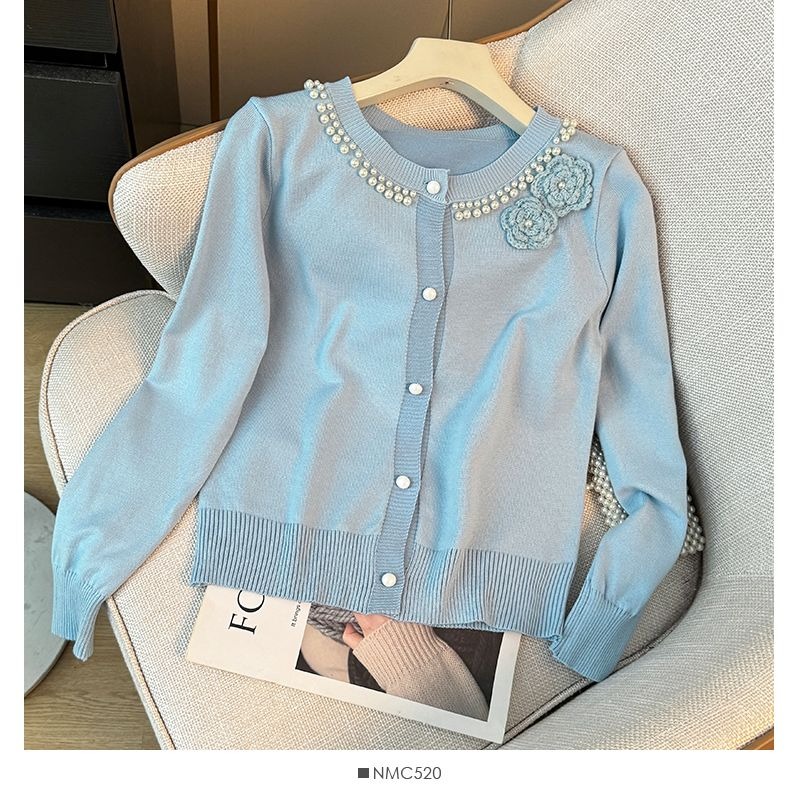 Summer Clothing In French - 여성 스웨터 2025 봄 가을 새로운