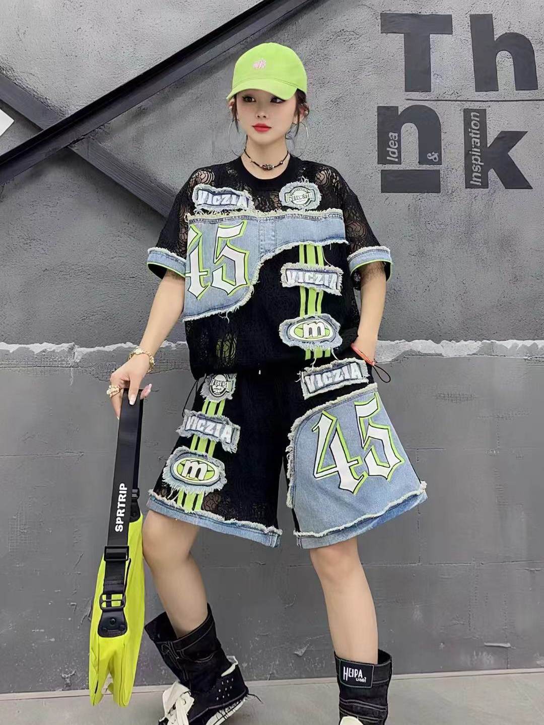 Summer Clothing Looks - 여성 캐주얼 데님 룩 탑 45