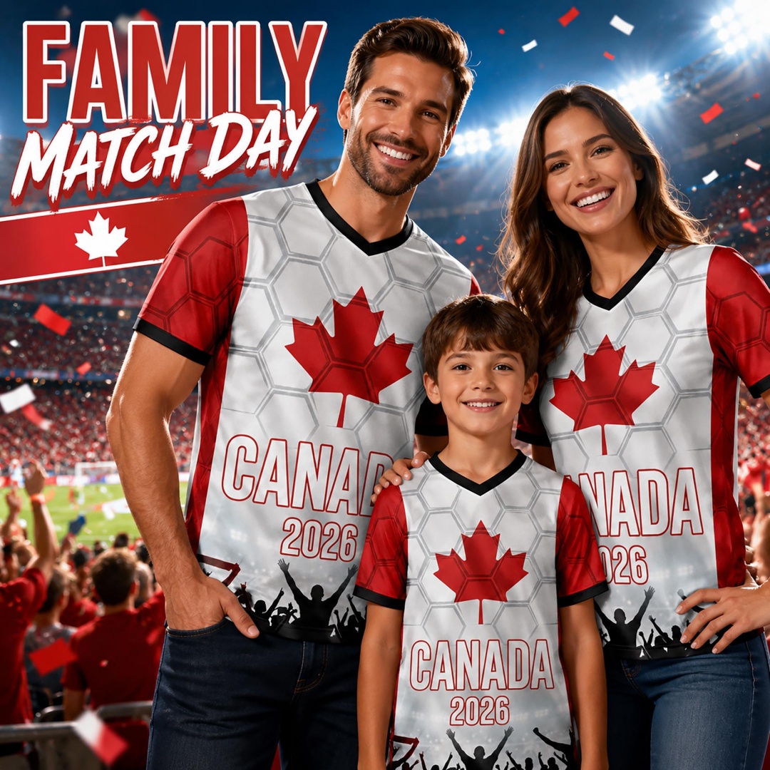 Summer Clothing Women Canada - 2026 캐나다 축구 유니폼 유니섹스 팬