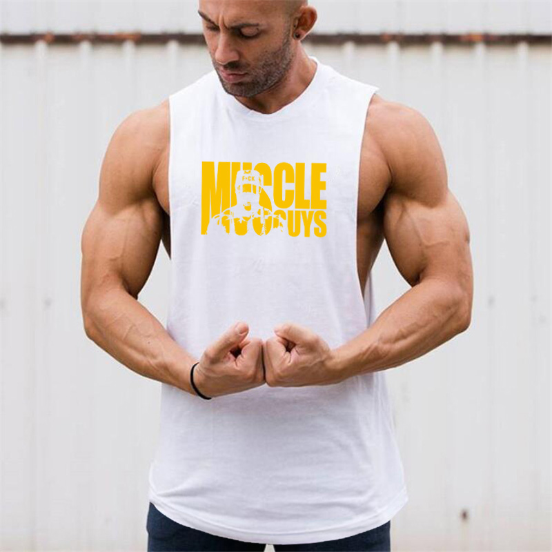 Summer Clothing Drop - Muscleguys 러닝 조끼 남성 피트니스 탱크