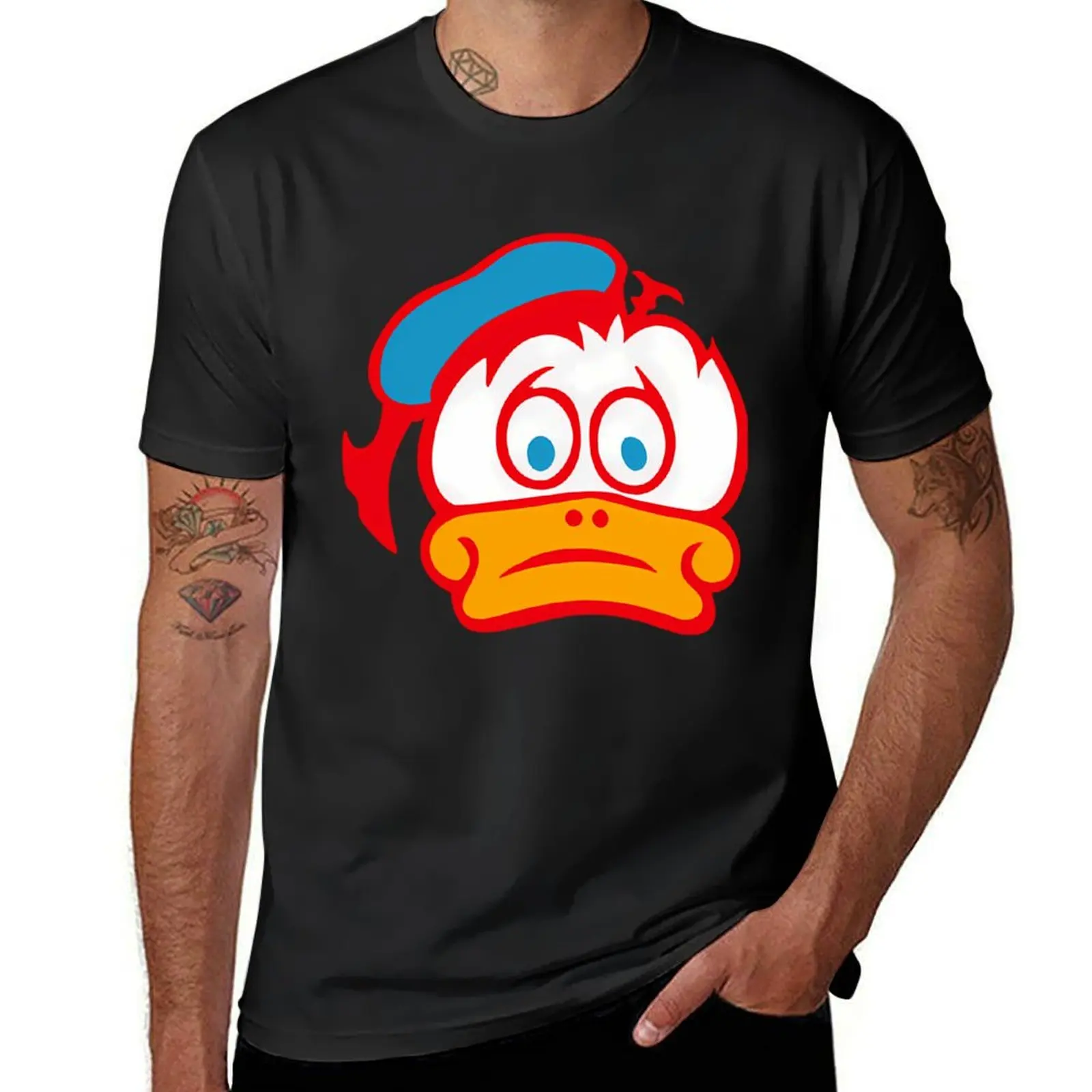 Summer Duck Clothing - Barry Sheene Duck 로고 티셔츠, 오버사이즈