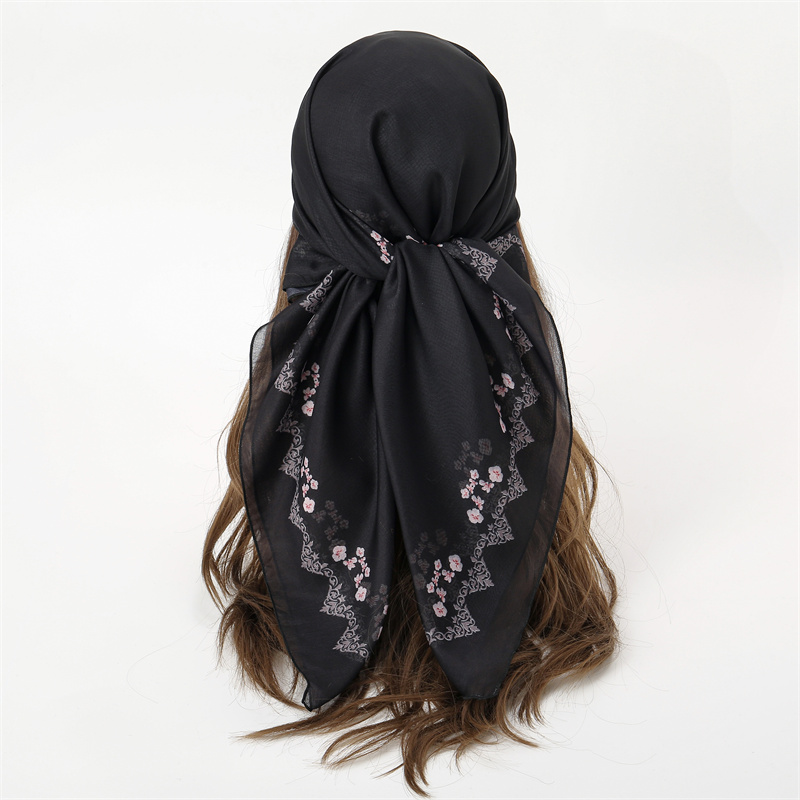 새로운 이슬람 광장 Hijab 스카프 인쇄 Turban - Summer Clothing Hijab 리뷰 및 가격