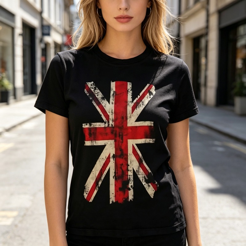 유니온 잭 그래픽 티셔츠 빈티지 영국 국기 프린트 유니 - Summer Clothing Uk 리뷰 및 가격