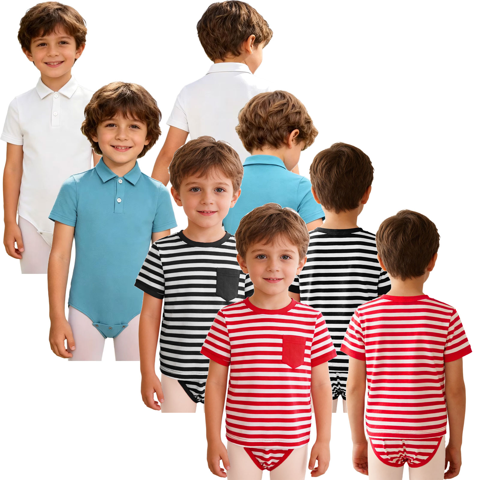 어린이 특수 필요 의상용 적응형 레오타드 의류 반팔 2 - Summer Clothing Kids Boys 리뷰 및 가격