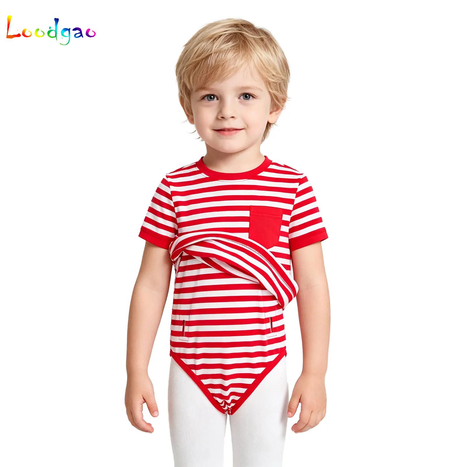 어린이 특수 필요 의상용 적응형 레오타드 의류 반팔 2 - Summer Clothing Kids Boys 리뷰 및 가격