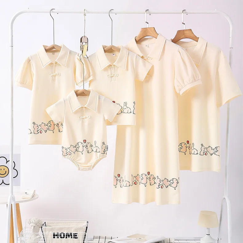 중국 부모 자녀 매칭 옷, 온 가족 룩, 엄마와 딸 같 - Summer Clothing Looks 리뷰 및 가격