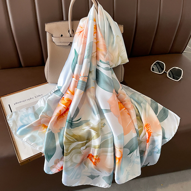 2023 스페인 럭셔리 실크 스카프 브랜드 디자이너 O - Summer Clothing Hijab 리뷰 및 가격