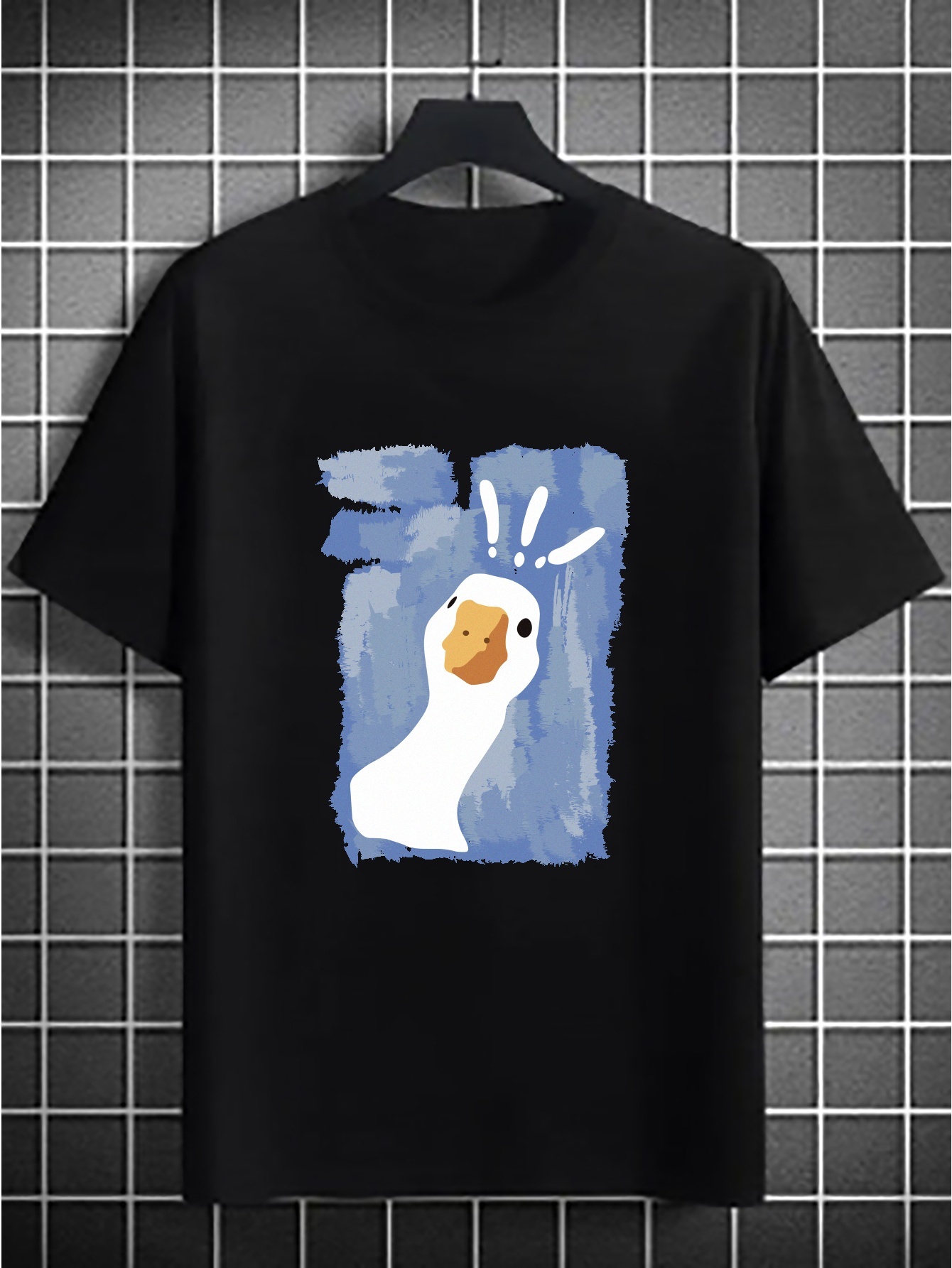 그래피티 아트 혼란스러운 오리 프린트 여성 티셔츠 여름 - Summer Duck Clothing 리뷰 및 가격