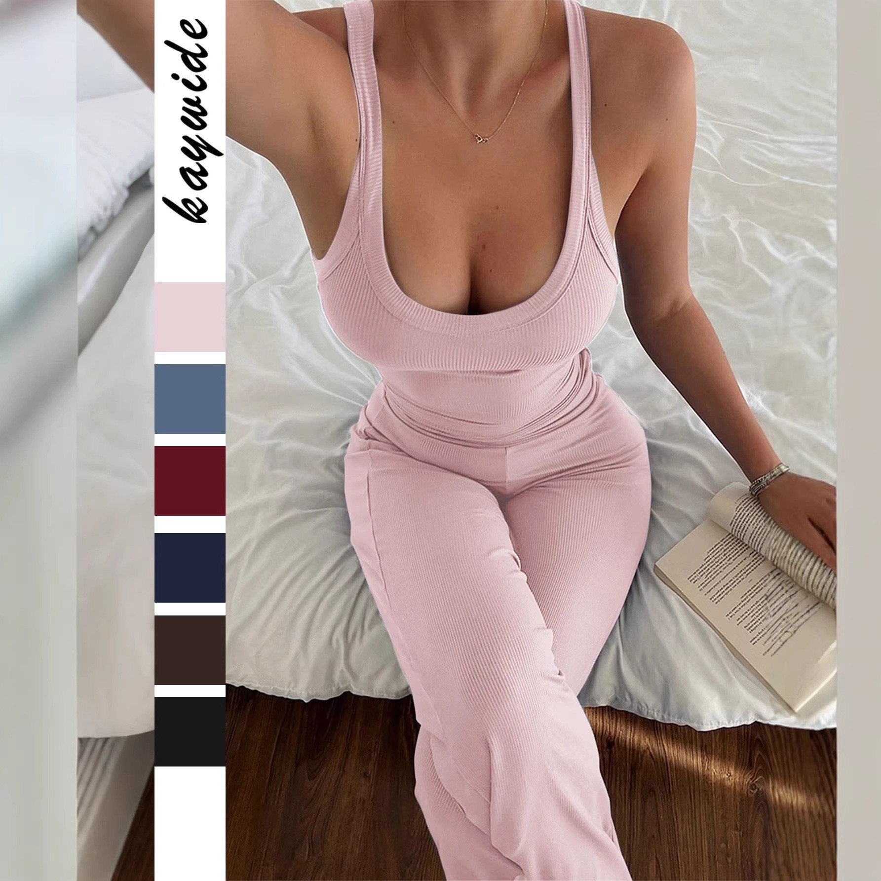 봄 여름 여성 의류 스포티 민소매 탱크탑 와이드 레그  - Summer Clothing 리뷰 및 가격