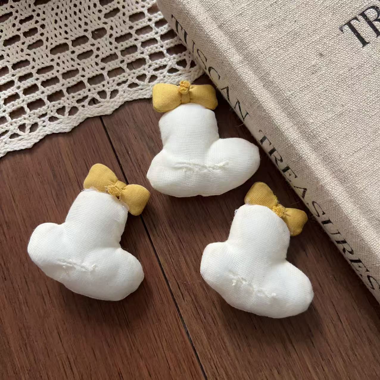귀여운 봉제 원단 작은 노란 오리 핀 가방 참 DIY  - Summer Duck Clothing 리뷰 및 가격