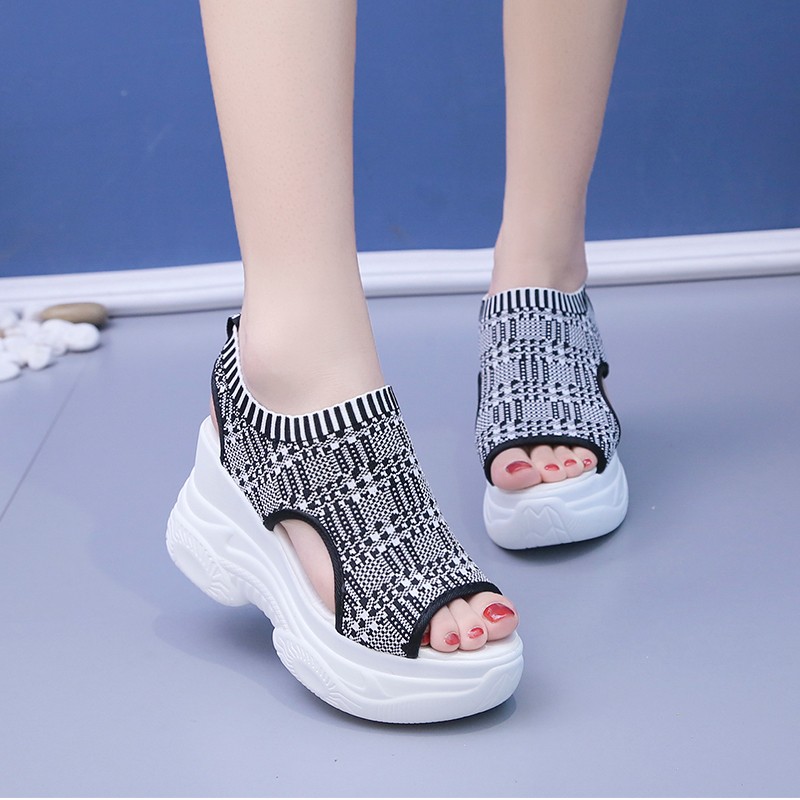 2025 여름 여성 웨지힐 탄성 천 커버 풋 샌들, 두 - Summer Closet 리뷰 및 가격
