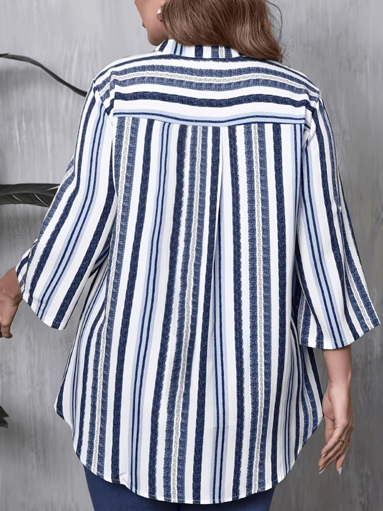 여성용 플러스 사이즈 XL-5XL 캐주얼 3/4 슬리브 - Xl Summer Clothing 리뷰 및 가격
