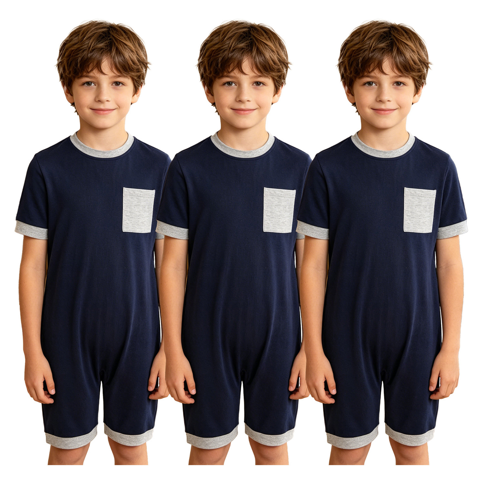 3피스 아동용 특수 필요 아동용 롬퍼, 허벅지 길이 점 - Summer Clothing Kids Boys 리뷰 및 가격