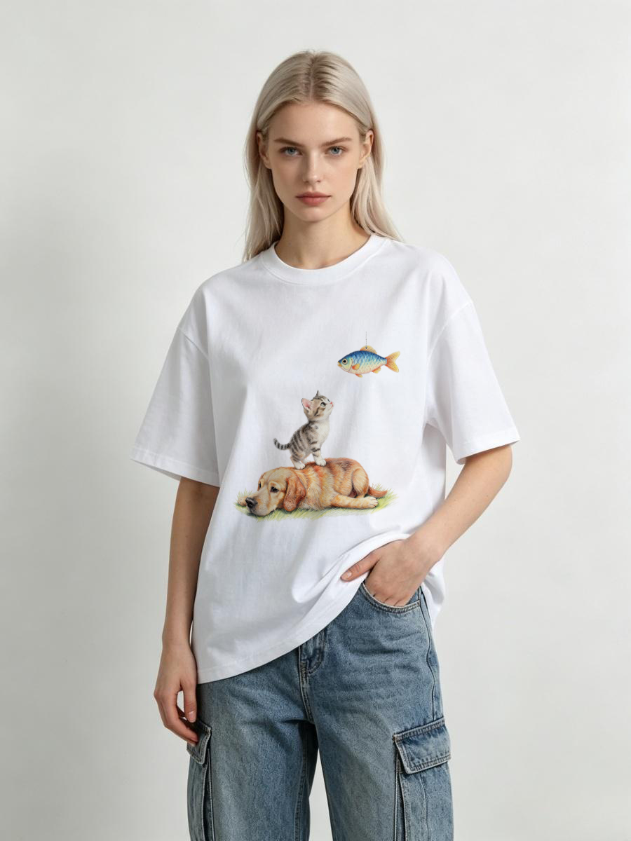 티셔츠 얇은 모달 라운드 미니멀리스트 데일리 워커 여성 - Summer Clothing Reviews 리뷰 및 가격