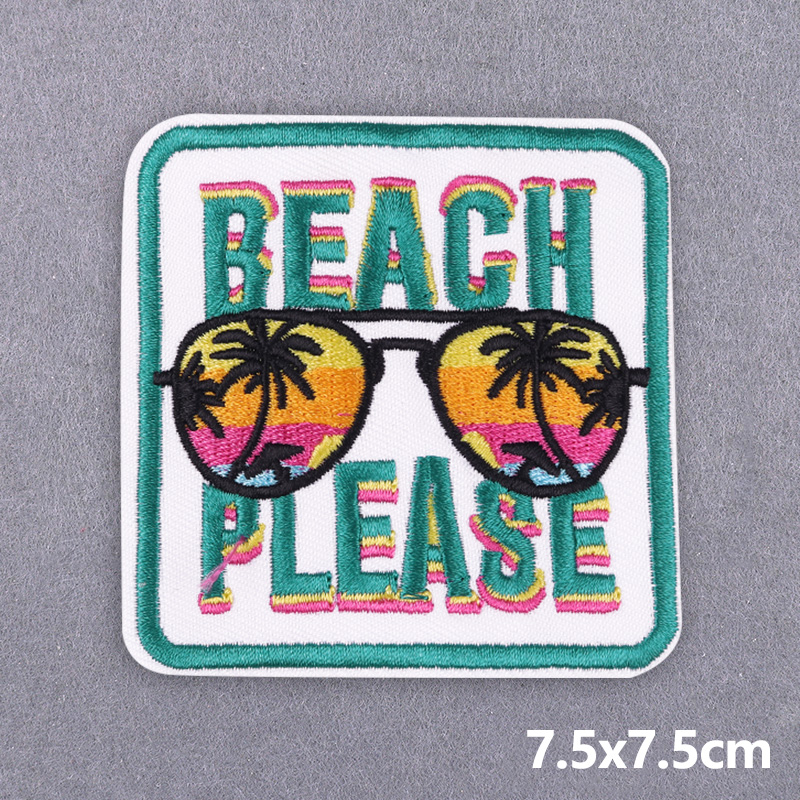 5개입 플레이 볼 자수 패치 의류용 여름 분위기 열접착 - Summer Clothing Vibes 리뷰 및 가격