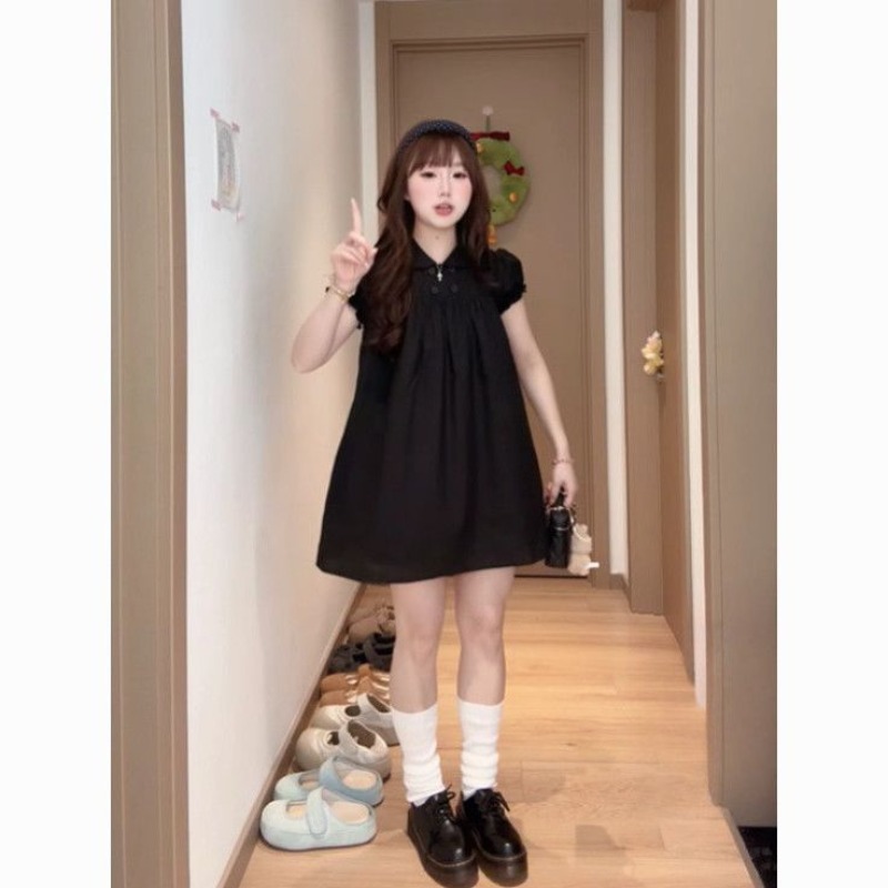 인형 칼라 A라인 원피스 슬림핏 여름 신상 첫사랑 버블 - Summer Clothing Looks 리뷰 및 가격