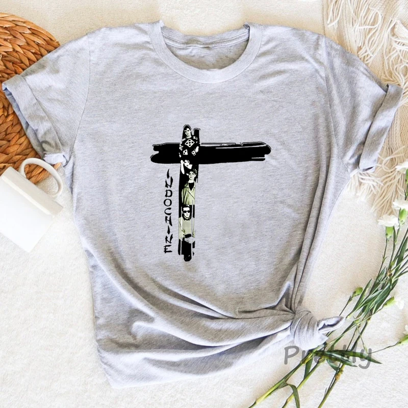 인도 차이나 팝 록 티셔츠 뉴 웨이브 프렌치 밴드 여성 - Summer Clothing In French 리뷰 및 가격