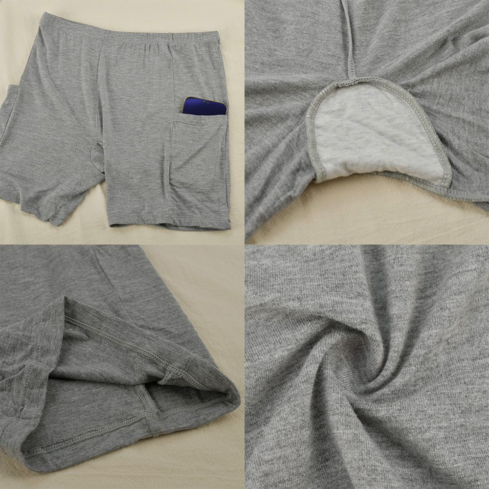 여성용 면 하이 웨이스트 안전 바지 양면 포켓 롤링 없 - Xl Summer Clothing 리뷰 및 가격