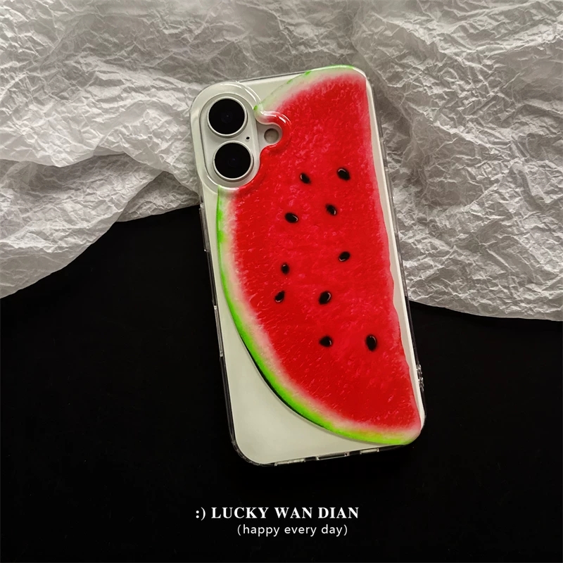 여름 풀스크린 과일 딸기 키위 오렌지 수박 폰 케이스  - Summer Closet 리뷰 및 가격